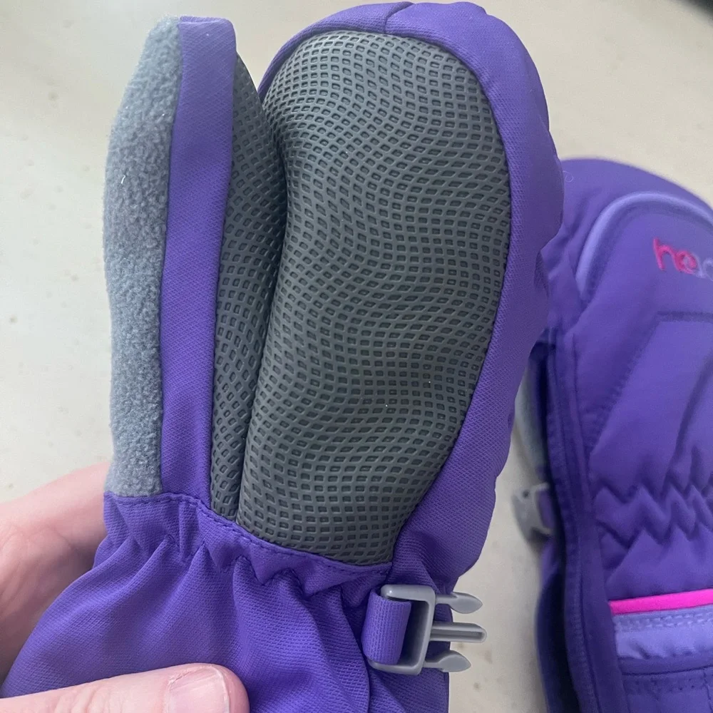 Head Purple and Pink Winter Mittens
